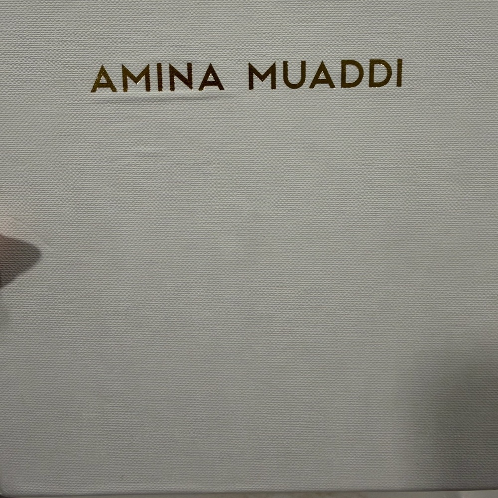 Amina Muaddi Crystal Tennis Necklace - Picture 6 of 6